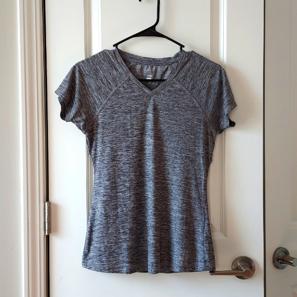 Leg3nd short sleeve top black white small